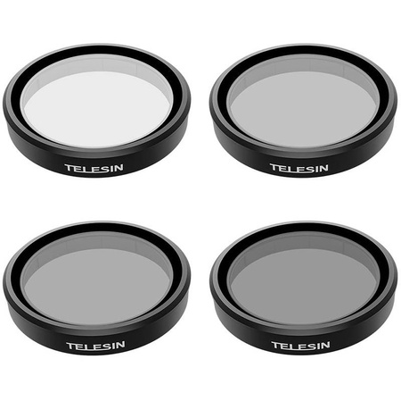 TELESIN ZESTAW FILTRÓW CPL ND8 ND16 ND32 DO DJI OSMO ACTION 3 4 5