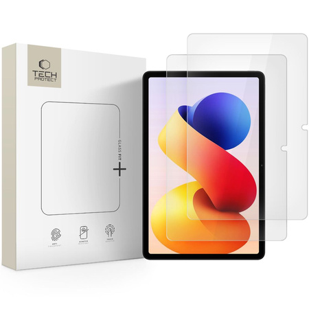 SZKŁO HARTOWANE TECH-PROTECT GLASS FIT+ 2-PACK XIAOMI POCO PAD M1 / REDMI PAD PRO / 2 PRO 12.1 CLEAR