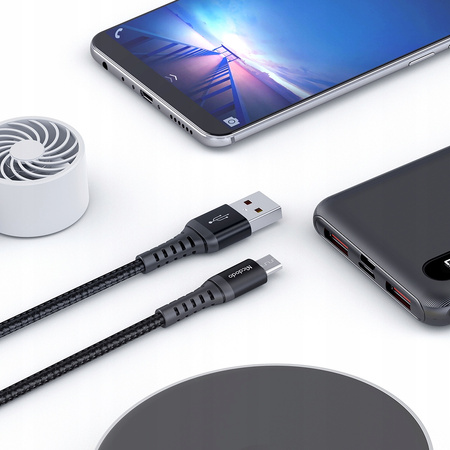 Mcdodo Kabel micro USB , szybki, krótki, QC 4.0, 20 cm