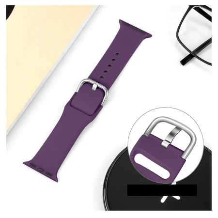 SILICONE STRAP APS OPASKA SILIKONOWA DO APPLE WATCH 9 8 7 6 5 4 3 2 SE 41MM