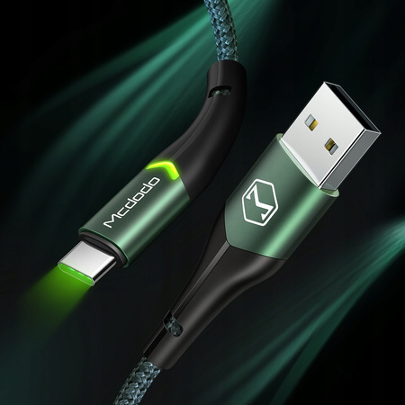 Mcdodo phone cable, USB-C, high-speed, USB-C,LED,QC 4.0, 1m , CA-7960
