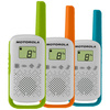 Zestaw Walkie Talkie Motorola T42 3szt   wielokolorowe