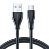 Joyroom kabel USB - micro USB 2.4A Surpass Series do szybkiego ładowania i transferu danych 2 m czarny (S-UM018A11)
