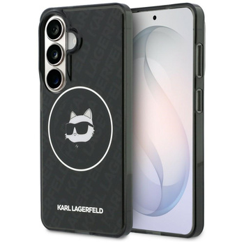 Etui Karl Lagerfeld IML Repeated         Choupette MagSafe do Samsung Galaxy S26 czarny