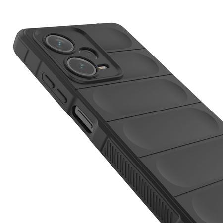 Magic Shield Case etui do Xiaomi Redmi Note 12 Pro+ elastyczny pancerny pokrowiec czarne