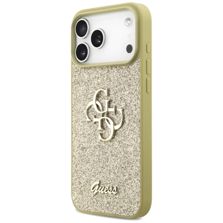 GUESS ETUI FIXED GLITTER BIG 4G DO IPHONE 17 PRO MAX CASE OCHRONNY