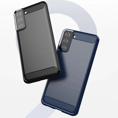 HURTEL ETUI POKROWIEC CARBON CASE DO SAMSUNG GALAXY S21 PLUS 5G ELASTYCZNE