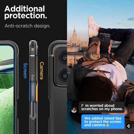 SPIGEN RUGGED ARMOR XIAOMI REDMI NOTE 12 5G / POCO X5 5G MATTE BLACK