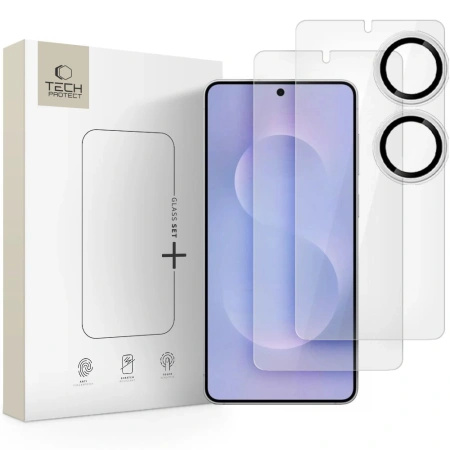 TECH-PROTECT SZKŁO HARTOWANE GLASS SET DO SAMSUNG GALAXY S25 EDGE 3 PACK