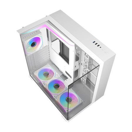 DARKFLASH TH285 OBUDOWA KOMPUTEROWA Z WENTYLATORAMI PC DO KOMPUTERA