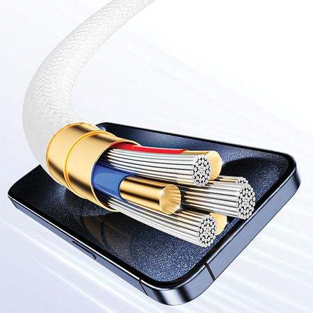AWEI KABEL USB-C USB-C 60W DO IPHONE 15 14 13 12 DO ŁADOWANIA I STEROWANIA