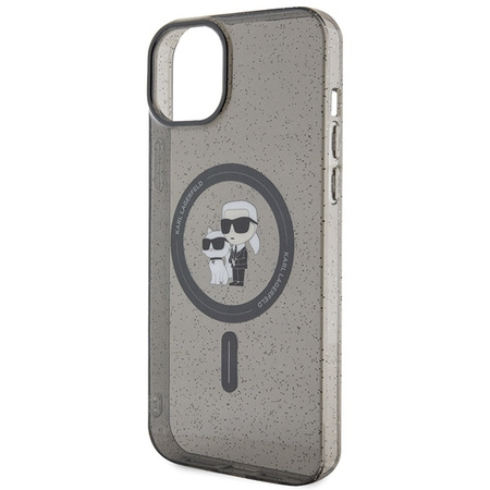 KARL LAGERFELD ETUI KLHMP15SHGKCNOK DO IPHONE 15 6.1 HARDCASE GLITTER