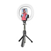 PULUZ SELFIE STICK Z LAMPĄ PIERŚCIENIOWĄ LED DO SMARTFONÓW I KAMER