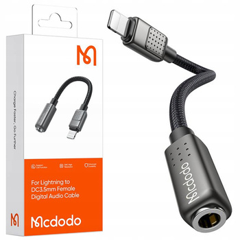 MCDODO ADAPTER LIGHTNING MINI JACK 3.5MM CABLE FOR IPHONE 13 14