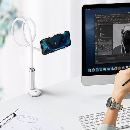 UGREEN UNIWERSALNY UCHWYT NA TELEFON TABLET STATYW BIAŁY