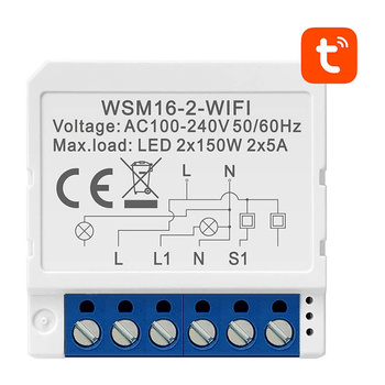 AVATTO DOPUSZKOWY PRZEŁĄCZNIK WIFI INTELIGENTNY DO TUYA STEROWANIE SMARTFON