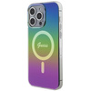 Etui Guess IML Iridescent MagSafe na iPhone 15 Pro - czarne