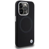 Etui BMW Signature Liquid Silicone MagSafe na iPhone 15 Pro Max - czarne