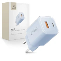 TECH-PROTECT ŁADOWARKA SIECIOWA 2-PORTOWA PD33W QC3.0 DO TELEFONÓW