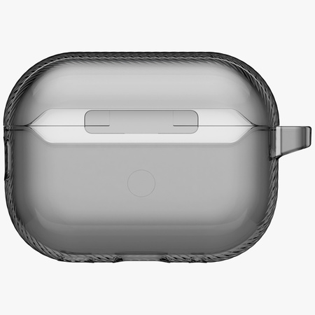 Etui UNIQ Glase Pro do AirPods Pro 3 Lock Case smoke