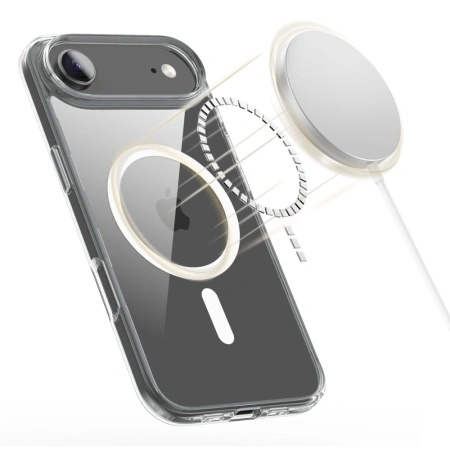 Etui Tech-Protect FlexAir Hybrid MagSafe na iPhone 17 Air - przezroczyste
