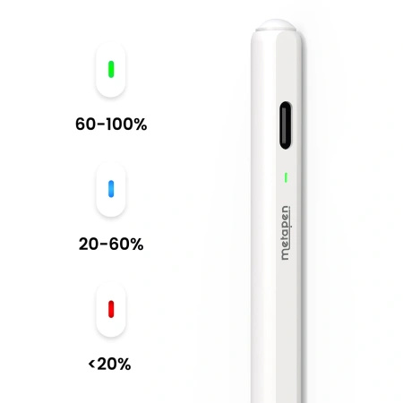 Rysik Metapen Pencil Air8 Pro do iPada - biały