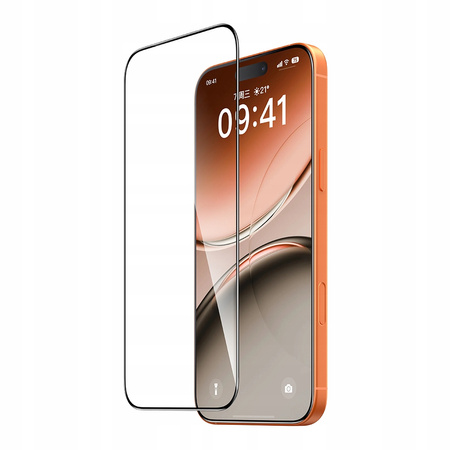 MCDODO SZKŁO HARTOWANE AUTOFIT MOCNA SZYBKA DO ETUI DO APPLE IPHONE 17 PRO