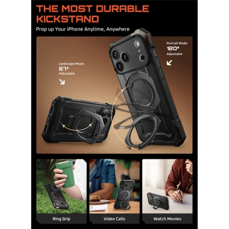 SUPCASE ETUI UB GRIP MAG DO IPHONE 17 PRO OCHRONA MAGSAFE I MAGNETYCZNE