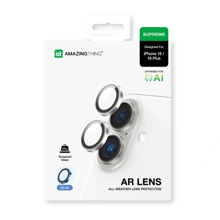 AMAZINGTHING SZKŁO HARTOWANE AR ALUMINIUM 2 LENS GLASS Z RAMKĄ NA SOCZEWKI