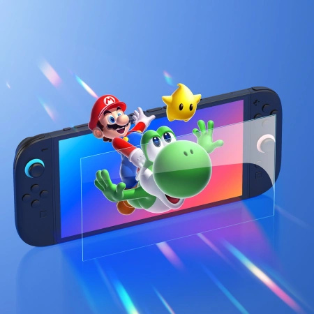 DUX DUCIS SZKŁO HARTOWANE HD DO NINTENDO SWITCH 2 OCHRONA EKRANU Z RAMKĄ