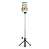 HURTEL SELFIE STICK TELESKOPOWY TRIPOD DO TELEFONÓW 0.7M CZARNY KOMPAKTOWY