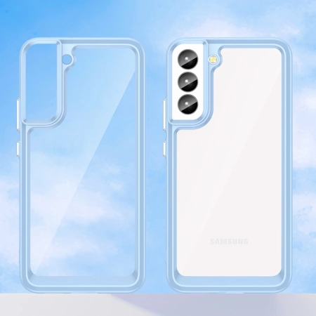 HURTEL ETUI POKROWIEC DO SAMSUNG GALAXY S23+ OUTER SPACE Z ELASTYCZNĄ RAMKĄ