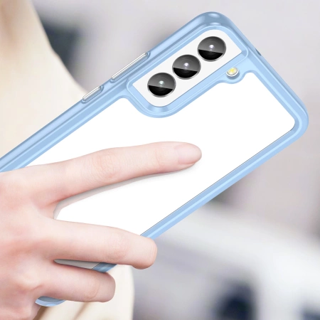 HURTEL ETUI POKROWIEC DO SAMSUNG GALAXY S23+ OUTER SPACE Z ELASTYCZNĄ RAMKĄ