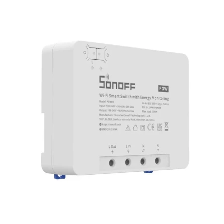 SONOFF INTELIGENTNY PRZEŁĄCZNIK WIFI DO SMART HOME POMIAR PRĄDU 2-WEJŚCIOWY