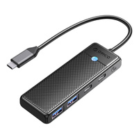 ORICO HUB ADAPTER 4W1 USB-A 3.0 2X + TYPE-C 3.0 + PD 100W DO LAPTOPA