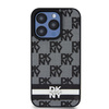DKNY ETUI HARDCASE DO IPHONE 15 PRO 6.1 CHECKERED MONO SKÓRZANE Z