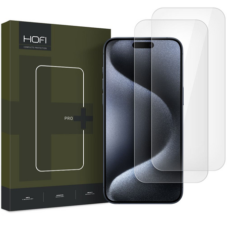HOFI SZKŁO HARTOWANE GLASS PRO+ 2-PACK DO IPHONE 16 PRO WYSOKA PRZEJŻYSTOŚĆ