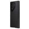 Etui Nillkin Synthetic Fiber Pro Magnetic na Samsung Galaxy Z Fold 7 kompatybilne z MagSafe - czarne