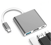 Adapter, 3 w 1, USB typu C, do Hdmi, Space Grey, Co2
