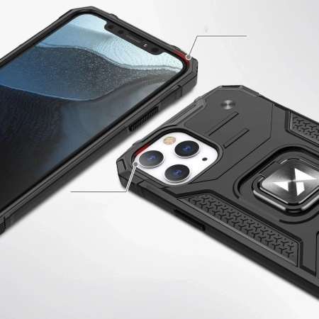 WOZINSKY RING ARMOR ETUI PANCERNE DO IPHONE 14 PRO MAGNETYCZNY UCHWYT RING