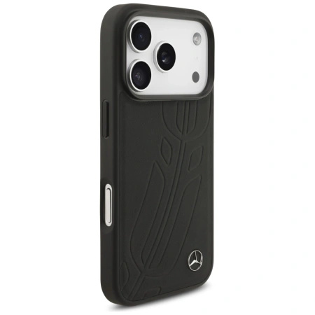 MERCEDES ETUI DO IPHONE 17 PRO LEATHER LARGE LAUREL LEAVE MAGSAFE