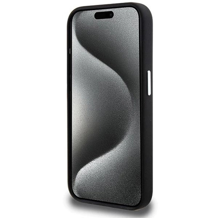 Etui BMW Signature Liquid Silicone MagSafe na iPhone 15 Pro Max - czarne