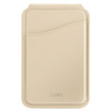 UNIQ COEHL ESME PORTFEL MAGNETYCZNY DO IPHONE 14 15 16 Z LUSTERKIEM KREMOWY