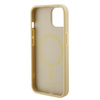 Guess GUHMP15SPSAHMCB iPhone 15 6.1" złoty/gold hardcase Saffiano MagSafe