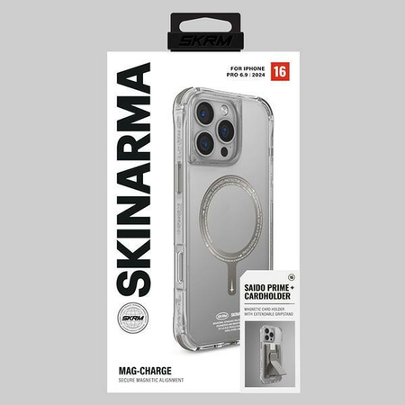Skinarma etui Saido iPhone 16 Pro Max    6.9 Magnetic Charging titanium