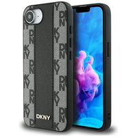 DKNY ETUI CASE DO IPHONE 16E SKÓRZANE DO MAGSAFE WZÓR CHECKERED WERSJA