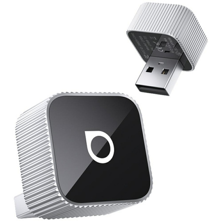Adapter samochodowy Ottocast CP88-T2     Mini Cube CarPlay Bluetooth srebrny