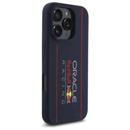 Red Bull RBHMP16X24SIOLRV iPhone 16 Pro  Max 6.9 hardcase granatowy/navy Silicone Vertical Logo MagSafe