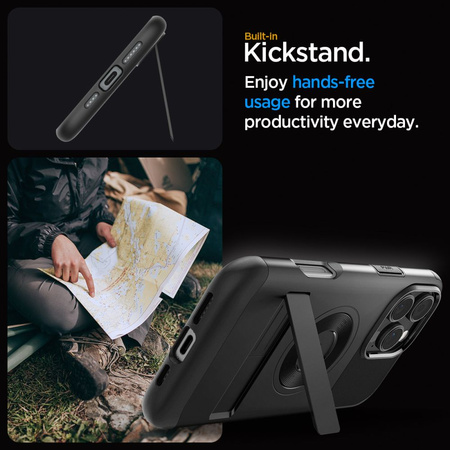 SPIGEN POKROWIEC SLIM ARMOR DO MAGSAFE DO IPHONE 16 PRO TRWAŁY I WYTRZYMAŁY