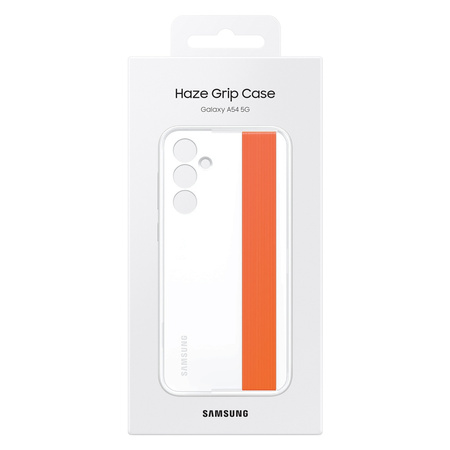 Samsung Haze Grip Case etui Samsung Galaxy A54 5G pokrowiec białe (EF-XA546CWEGWW)